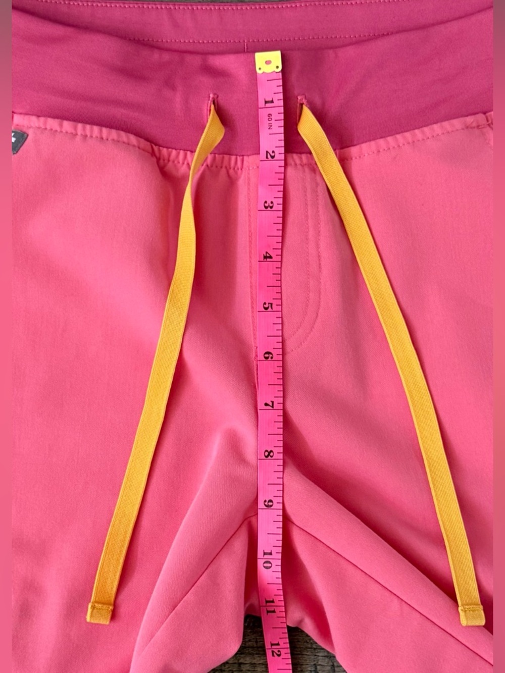 FIGS Zamora Jogger Scrub Pants Neon Pink S Petite Stretch - Picture 14 of 16